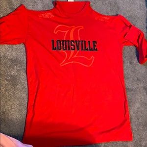 Cold shoulder long sleeve shirt